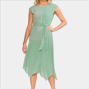 Vince Camuto Asymmetrical Dress With Belt